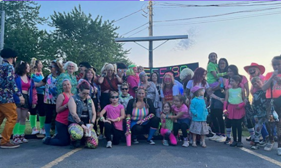 Ouverture de la piscine/ Course CouleuRêve / Soirée dansante sur le thème "Les années 80"